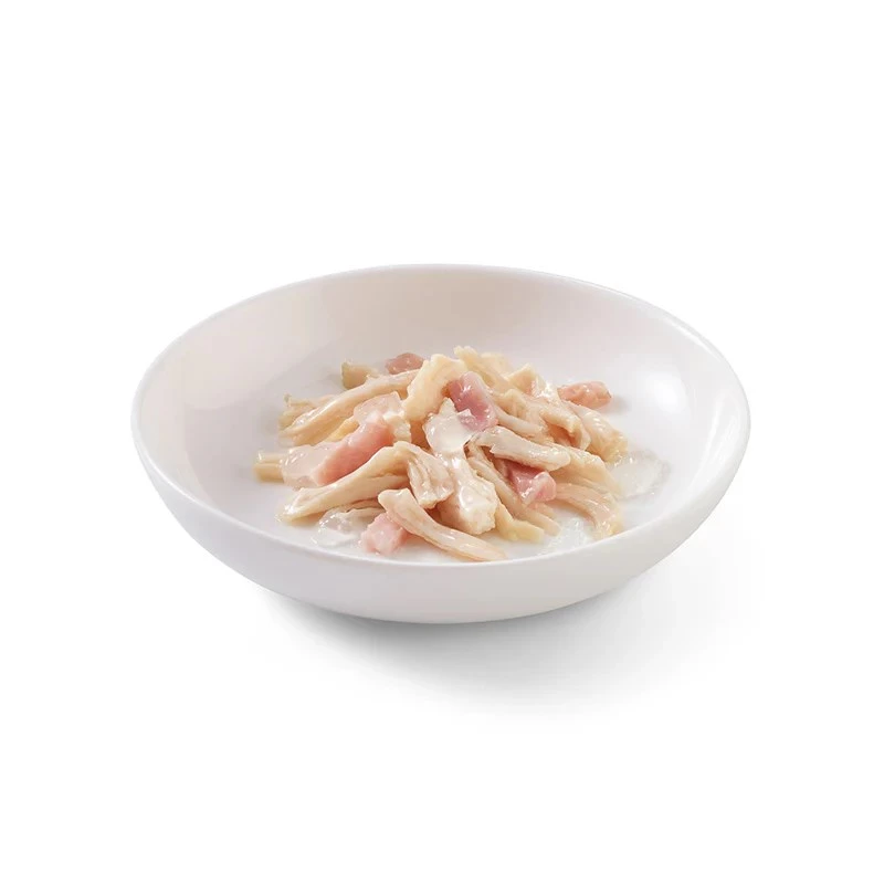 SCHESIR filetes de pollo con jamón en gelatina - alimento húmedo para gatos - 6x50g