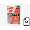 Papel de color Double A, 80g, A4, 500 hojas, rojo