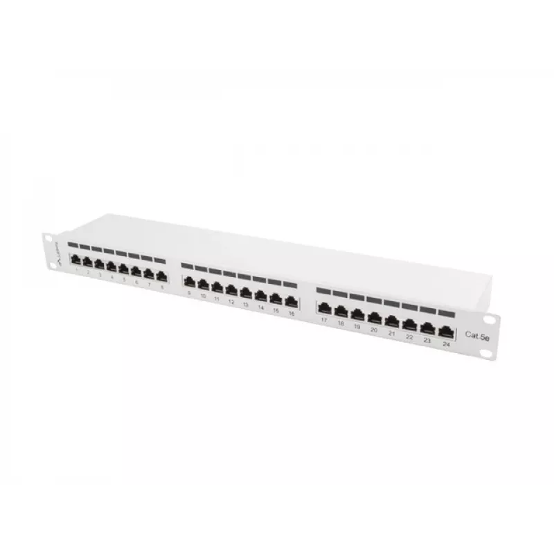 Panel de parcheo 1U Lanberg PPS5-1024-S