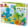 Juguete de construcción LEGO DUPLO 10451 Dinosaurios sobre ruedas set 3 en 1, 108 piezas, edad 3+, altura 220 mm
