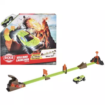 Set de pista Volcano Launcher Track, circuito de carreras