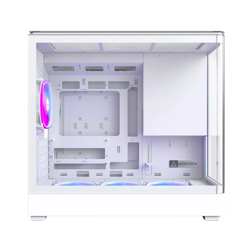 Caja para PC Montech KING 15 PRO blanca — Micro ATX / Mini-ITX, Midi Tower