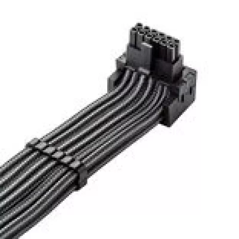 Cable CableMod C-Series Pro, variante B, 90°, de 16 pines a 4x 8 pines PCIe, carbon