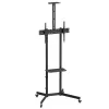 Soporte / carro para TV Maclean, bandeja para cámara, con ruedas, 37-70, carga máx. 45 kg / 5 kg bandeja, VESA máx. 600x400, MC-113 B