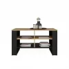 Tablero de mesa de centro e shop STOLIK KAWOWY ŁAWA MODERN 4P esbelto Roble Artisan / fresas negras
