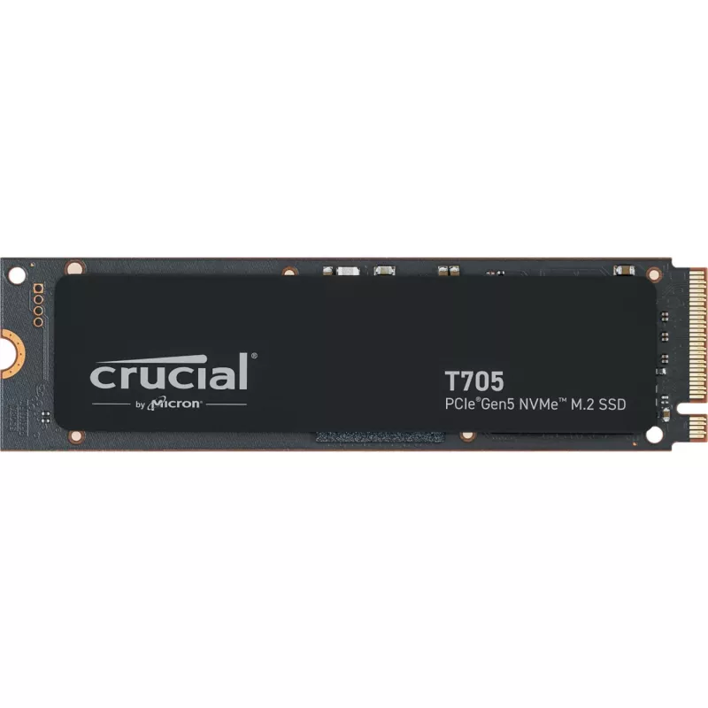 Unidad SSD Crucial T705 4TB M.2 NVMe PCIe 5.0, 14100/12600MB/s
