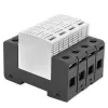 Protector contra sobretensiones QOLTEC 52588 AC 4P 420V T2 C — pararrayos AC de 4 polos, 420 V, Tipo 2