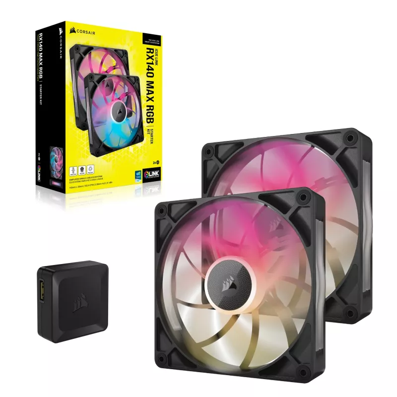 Ventilador Corsair iCUE LINK RX140 MAX RGB