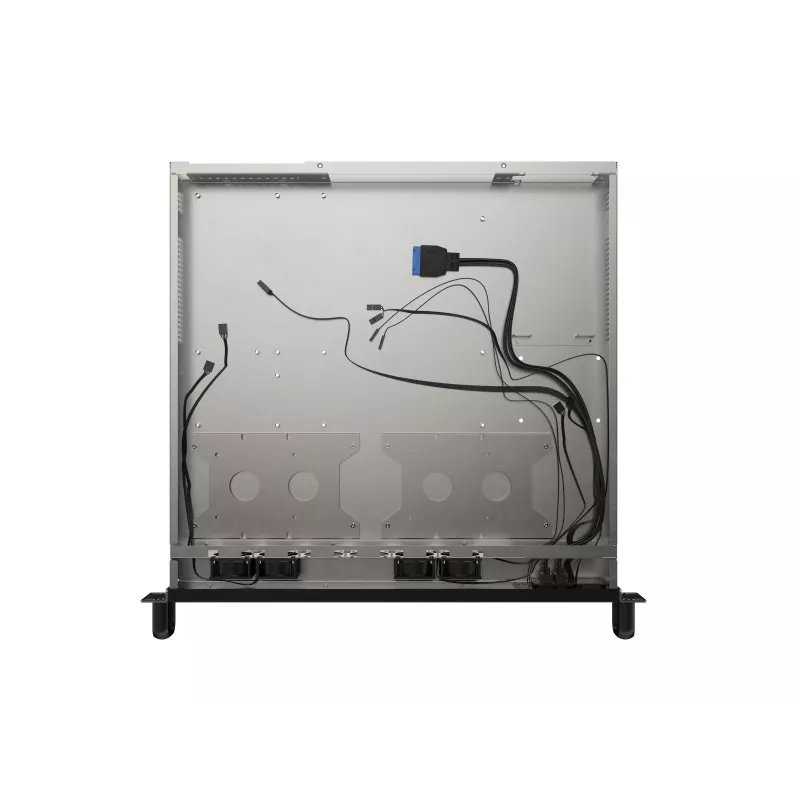 Carcasa rack Lanberg SC01-4201-10B 1U negra 4 ventiladores