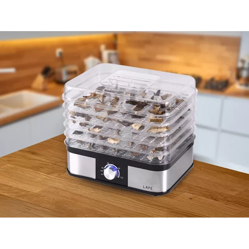Deshidratador de alimentos LAFE LAFPAR47689 con 6 bandejas y temperatura ajustable