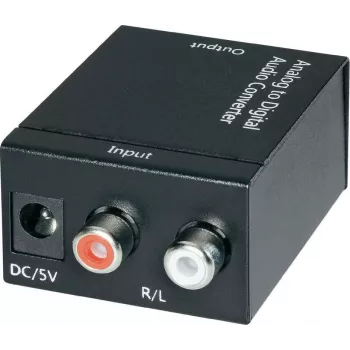 Convertidor de audio SpeaKa Professional 989151 – analógico a digital, 192 kHz / 24 bits