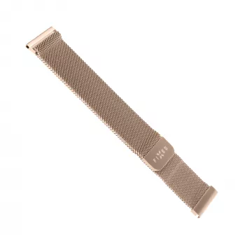 Correa de malla de acero inoxidable FIXED FIXMEST-20MM-RG 20 mm cierre rápido, Oro rosa