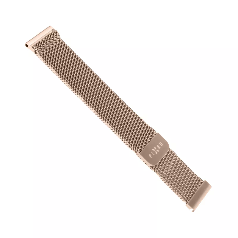 Correa de malla de acero inoxidable FIXED FIXMEST-20MM-RG 20 mm cierre rápido, Oro rosa