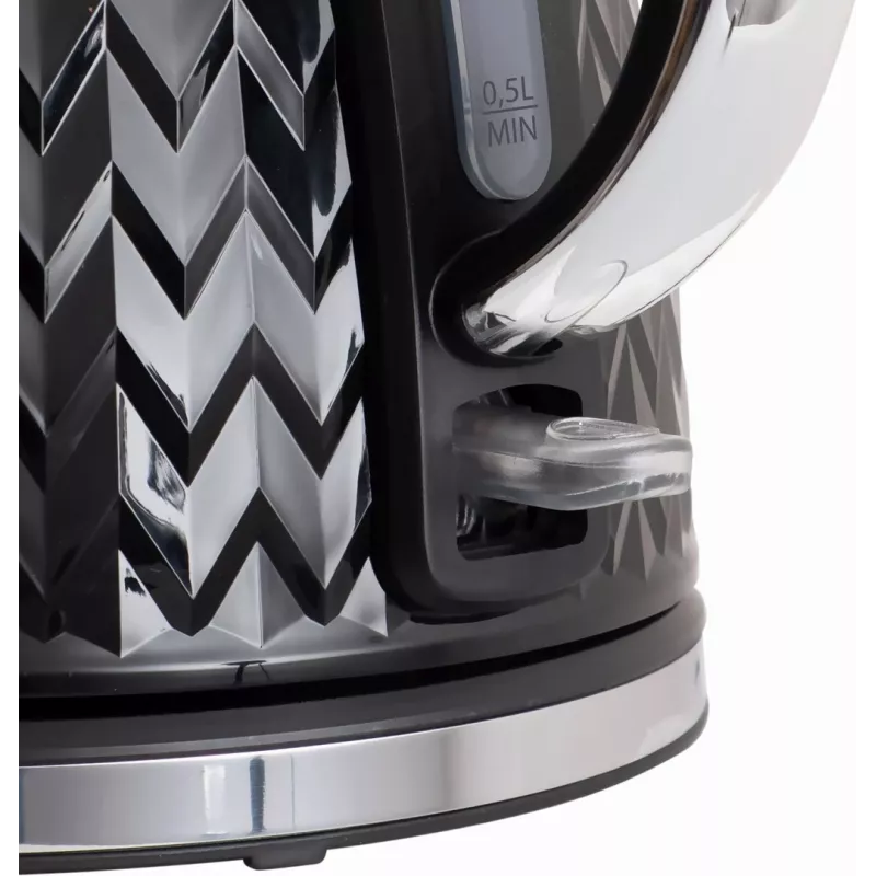 ELDOM NELA hervidor de agua, capacidad 1,7 l, potencia 2000 W, negro