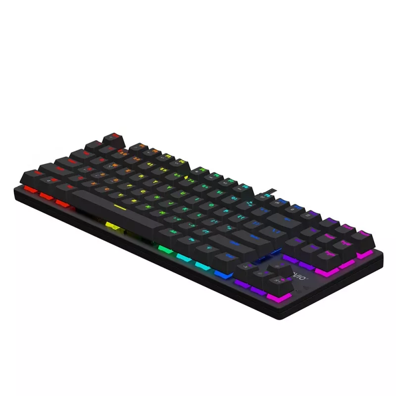 Teclado mecánico RGB Tempest X2 Outemu Blue Savio Savgk-tempest X2 Bl