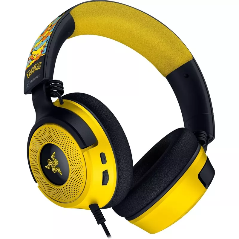 Razer Kraken V4 X Pokemon Kanto Starters Edition auriculares gaming con cable, Chroma RGB