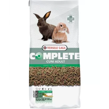 Pienso en pellets para conejos Versele-Laga Cuni Adult Complete 8 kg — 14% proteína, 3% grasa, 20% fibra bruta, vitamina C, hierbas