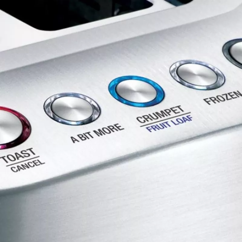 Sage the Smart Toast 5 2 ranuras Plata