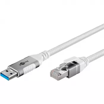 Goobay 74157 - cable adaptador de red USB 3.0 Type-A Gigabit Ethernet 1 m - tarjeta de red - 1.000 Mbit/s (74157)