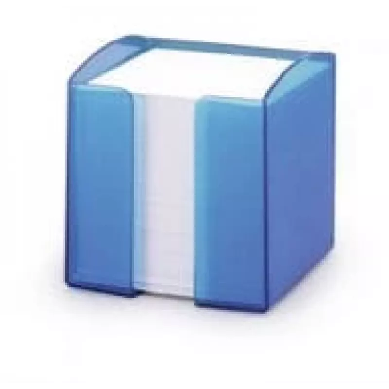 Bloc de notas cuadrado Durable TREND cuadrado azul transparente