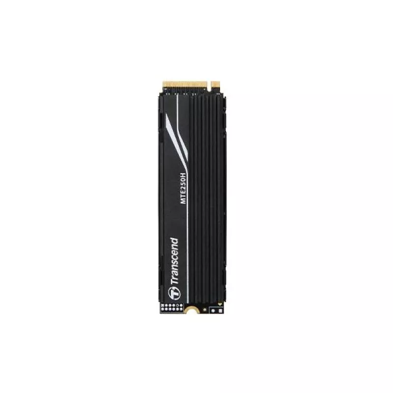 Unidad SSD Transcend 1 TB M.2 2280 PCIe Gen4x4 NVMe con DRAM y disipador de metal
