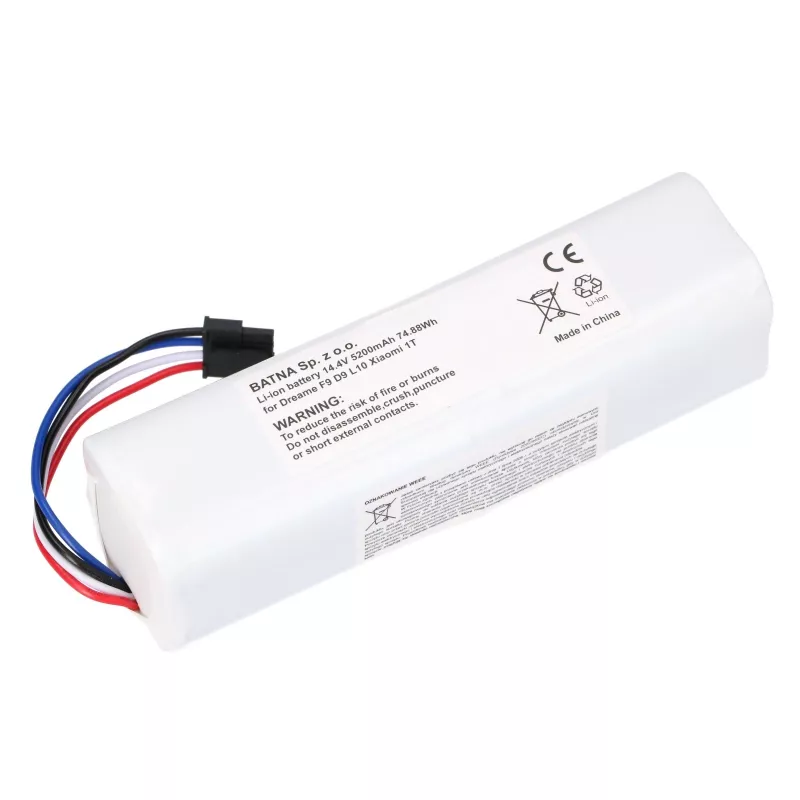Batería para Dreame Vacuum F9/D9 PRO, 14,4V 5200mAh