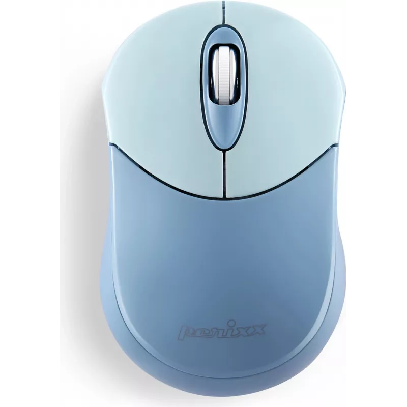 Perixx PERIMICE-802BL ratón Bluetooth para PC y tablet, inalámbrico, azul – ratón – 1.000 dpi – óptico – 3 botones – Bluetooth (PERIMICE-802BL)