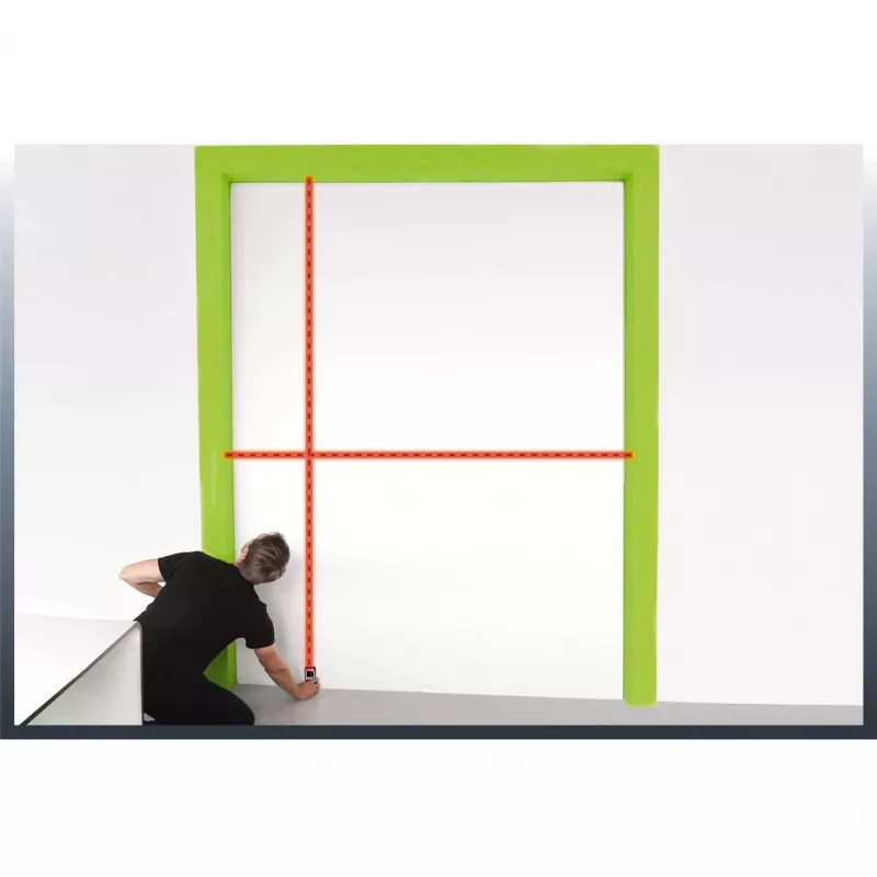 Medidor de distancias láser TC-LD 50, medidor de distancias negro/rojo, distancias de 5 cm – 50 metros