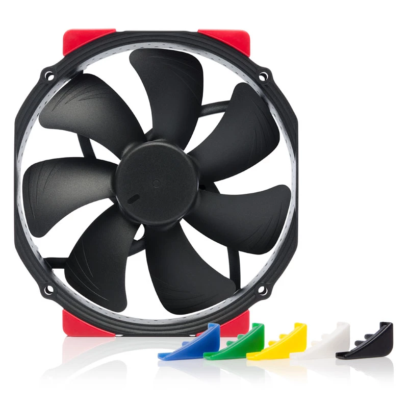 Ventilador de caja Noctua NF-A15 HS-PWM chromax.Black.swap 150 mm, PWM, 300–1500 RPM, 140,2 m³/h, 24,6 dB