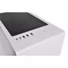 Caja de PC Thermaltake S100 Tempered Glass Snow Edition Micro Tower blanca