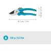 Gardena EasyCut 12230-20 Tijeras de podar bypass, 20 mm, turquesa