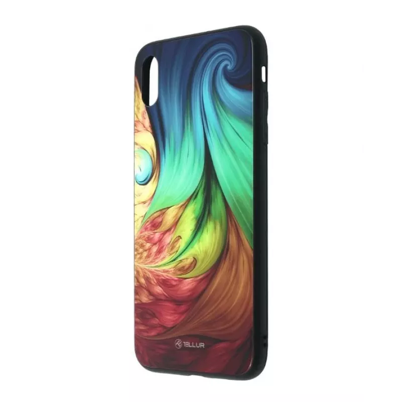 Protector de cristal para iPhone XS Tellur — diseño mesmerizante impreso