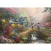 Thomas Kinkade Studios: Mickey y Minnie en la lata nostálgica, puzzle 500 piezas