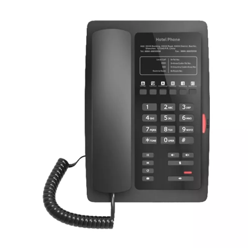 Teléfono IP Fanvil H3W Negro