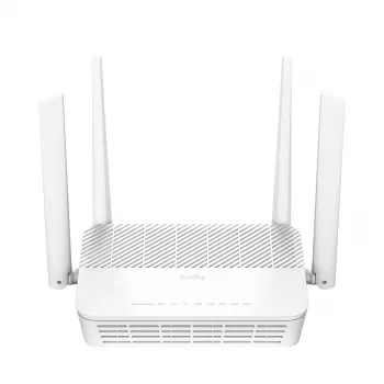 Router de sobremesa Cudy WR3000P Wi-Fi 6 dual band 2,4/5 GHz, Ethernet 2,5 Gigabit, 3 puertos LAN, blanco