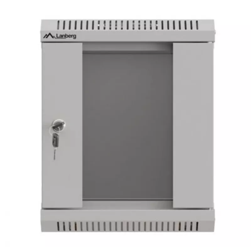 Armario de montaje en pared Lanberg WF11-3306-10S 6U 30 kg gris