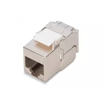 Módulo Keystone Digitus CAT 6A RJ-45 apantallado plateado 1 ud.