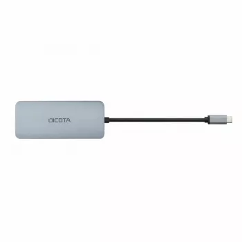 Dicota USB-C 8-in-1 Multi Hub 4K PD 100W plateado