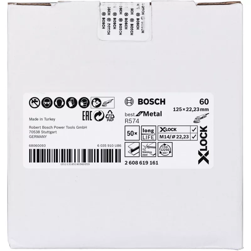 Disco de desbaste accesorio para amoladora angular Bosch 2 608 619 161