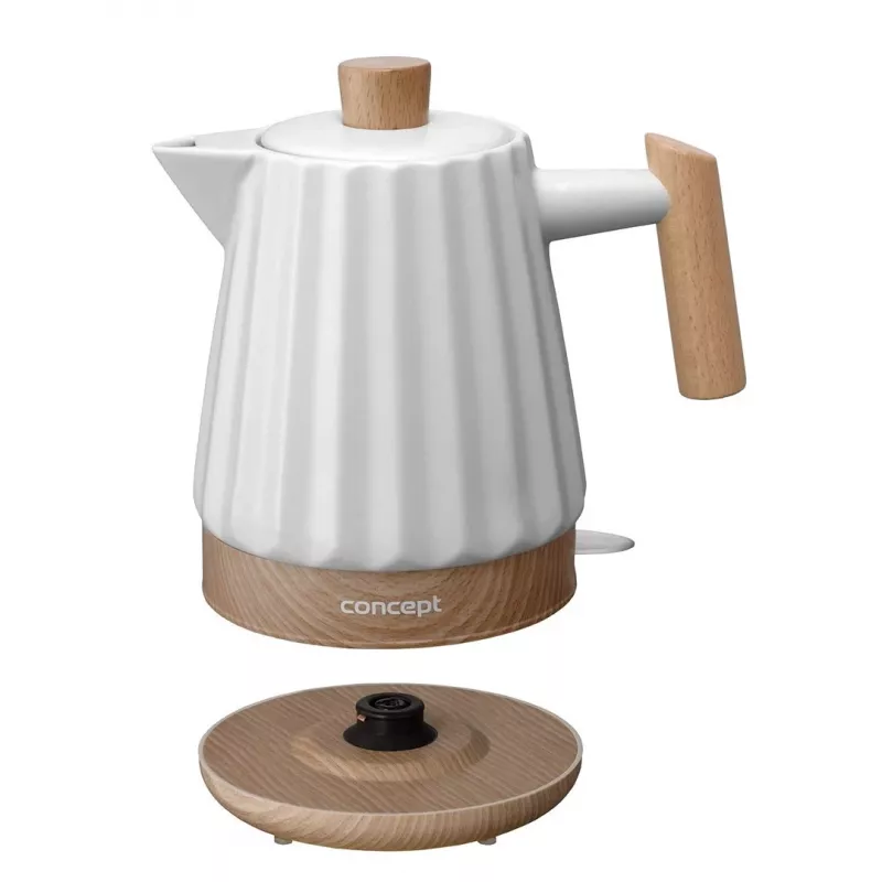 Concept RK0090 hervidor de cerámica 1,5 l Blanco