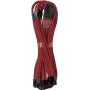 Cable CableMod 12VHPWR a 3× PCIe ModMesh 60 cm — CableMod C-Series Pro (rojo oscuro)