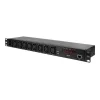 Logilink IP PDU Control Unit - unidad de distribución de corriente (montaje en rack) - corriente alterna 110-240 V - Ethernet - entrada IEC 60320 C20 - salida