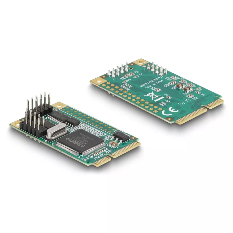 Tarjeta DeLOCK Mini PCIe Full-Size a 2 x Serie RS-232 D-Sub 9 pines