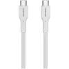 CANYON Cable OnWire 60CL C-C 60W COLOR trenzado 1m blanco