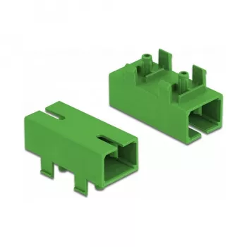 Acoplador de fibra óptica PCB SC simplex hembra a SC simplex hembra DeLOCK 86932
