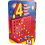 Schmidt Spiele Vier (51214) - Juego de estrategia compacto para 2 jugadores a partir de 6 años