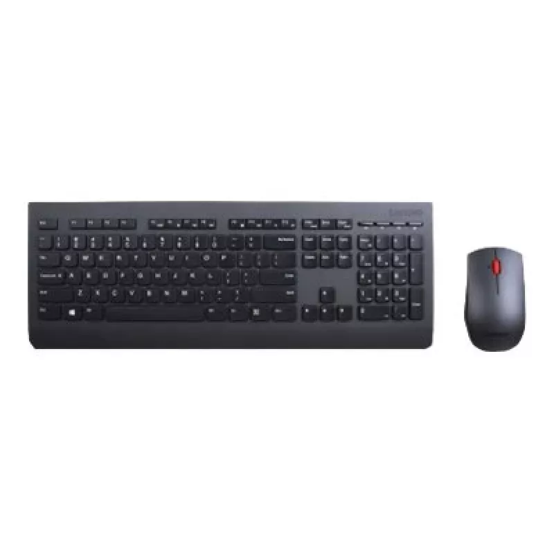 Lenovo 4X30H56829 teclado y ratón universal RF inalámbrico QWERTY US inglés negro