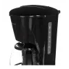 Cafetera de filtro CLATRONIC KA 3473, depósito de agua de 1,5 l, capacidad para 14 tazas, negra