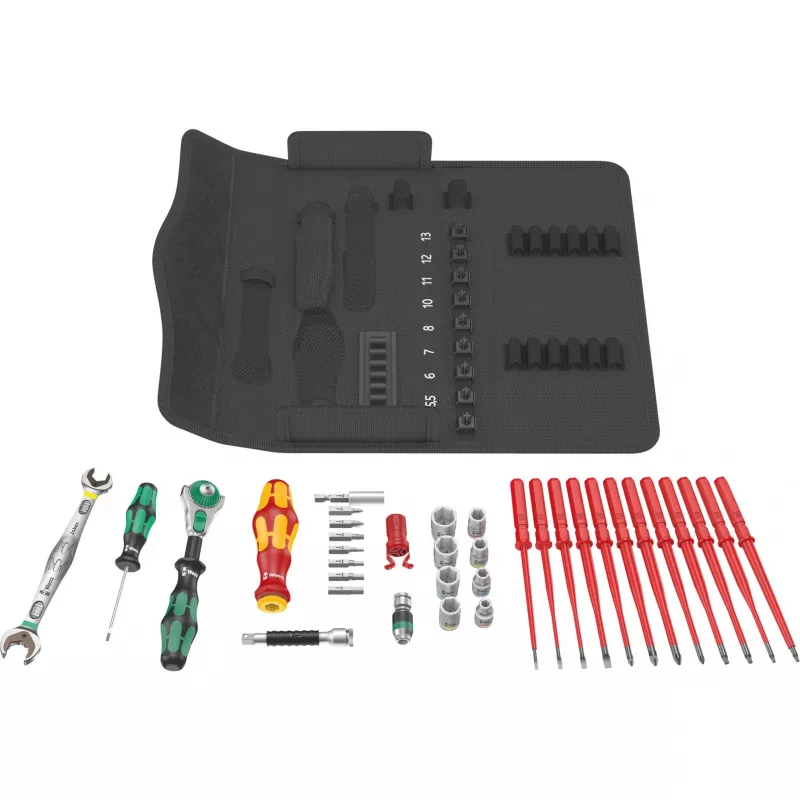 Juego de herramientas de mantenimiento Wera Kraftform Kompakt W 2, 35 piezas (05135870001)