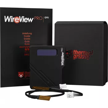 Thermal Grizzly 90° WireView Pro Reverse – medidor de potencia para GPU, 12VHPWR (TG-WV-90-P-H1R)